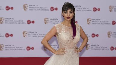 Roxanne Pallett attends the Virgin TV British Academy Television Awards in 2017. Pic: AP